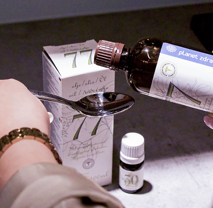 Person holding medicine bottle